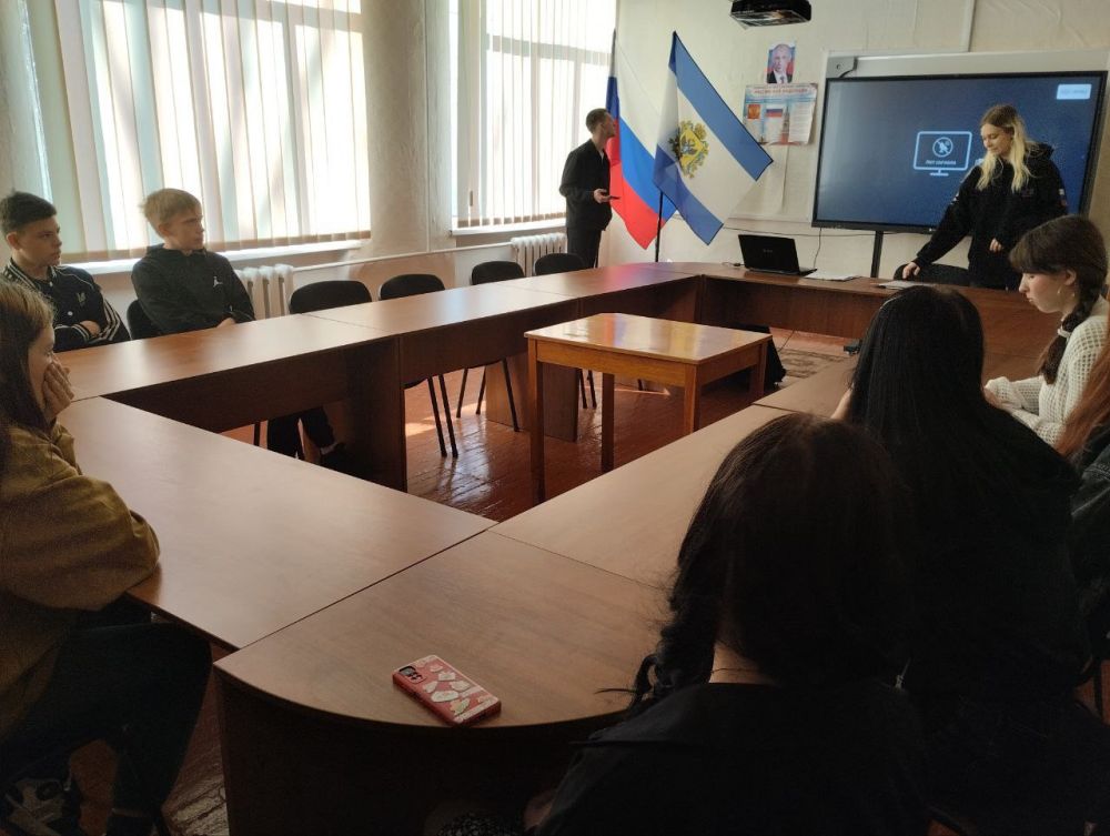 Воспитательное мероприятие в Нижнесерогозской школе