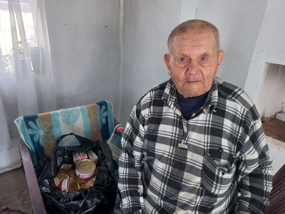 В Васильевском ТО выдали гуманитарную помощь от гуманитарного штаба Каховской администрации