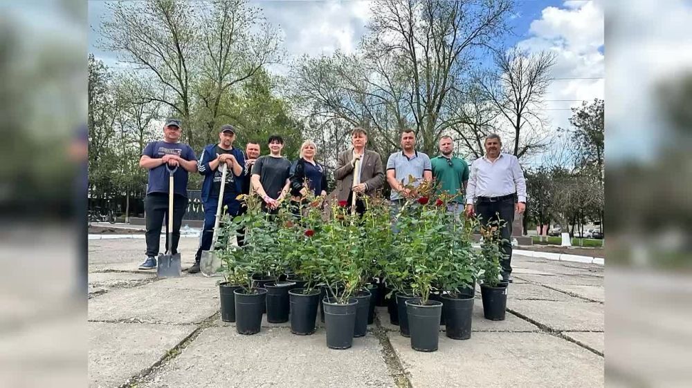 Благоустройство мемориала Славы в пгт Ивановка