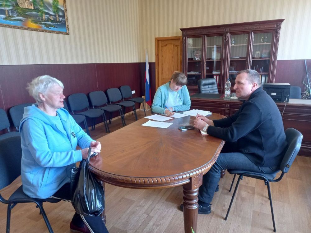 В Круглоозерском сельском поселении прошел прием граждан