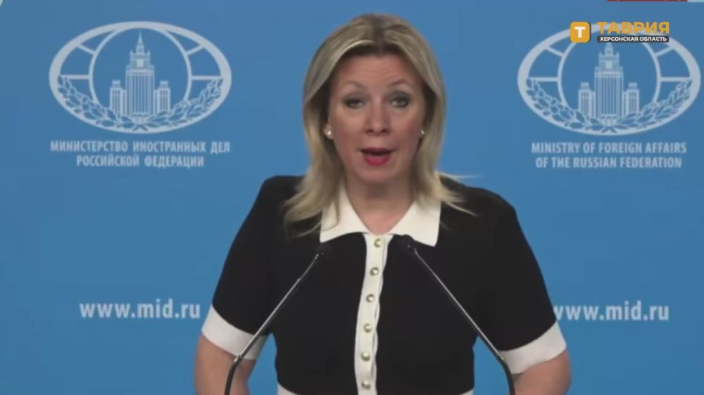 Санкционный список Украины должен открывать Зеленский, который уничтожает ее граждан, заявила Мария Захарова