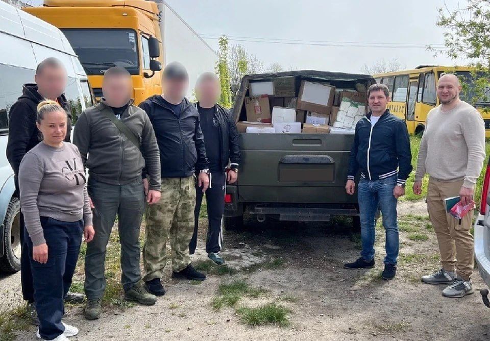 В Каховский округ привезли партию гуманитарной помощи