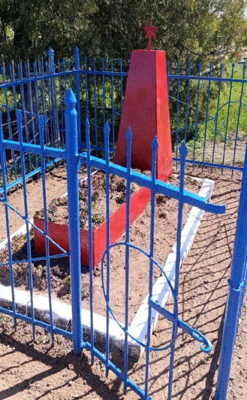 В селе Балтазаровка проведены работы по благоустройству могилы неизвестного солдата
