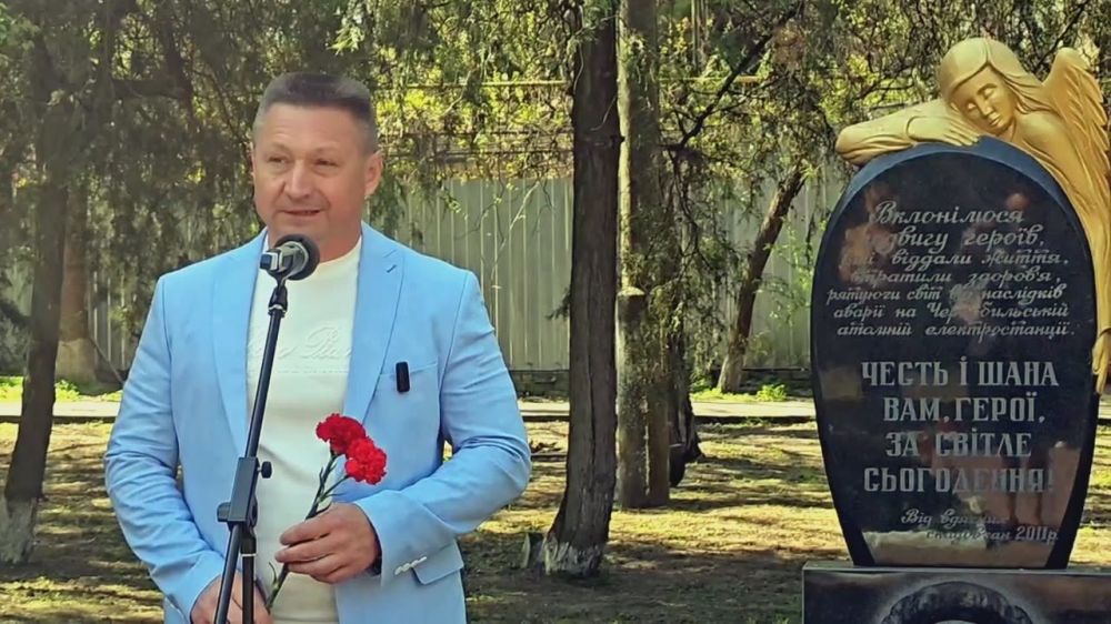 Александр Дудка: В день чернобыльской трагедии в Скадовске прошёл митинг