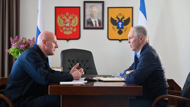 Дмитрий Чернышенко: В Херсонской области при поддержке Правительства создаётся новая образовательная и спортивная инфраструктура