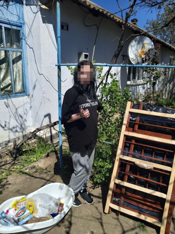 Скадовск: Волонтёры «Мы вместе» помогли молодой маме