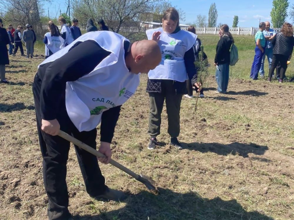 Закладка нового парка. Сегодня состоялось торжественное мероприятие — закладка нового парка в с. Владимировка