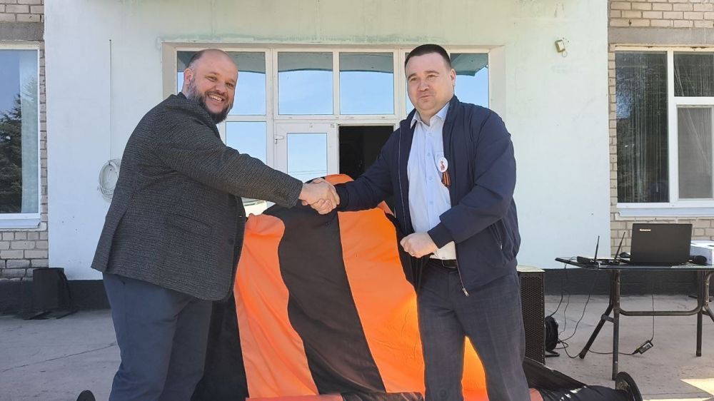 «Ленту Победы» встретили в Алешкинском округе!