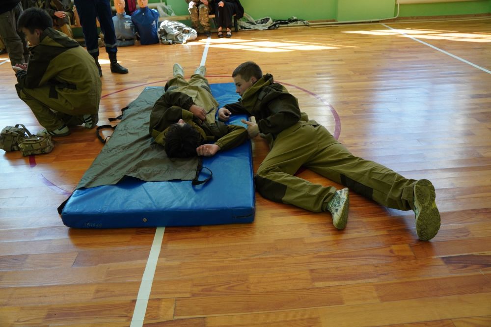 В Приморской школе прошел муниципальный этап «Зарницы 2.0» для старшеклассников