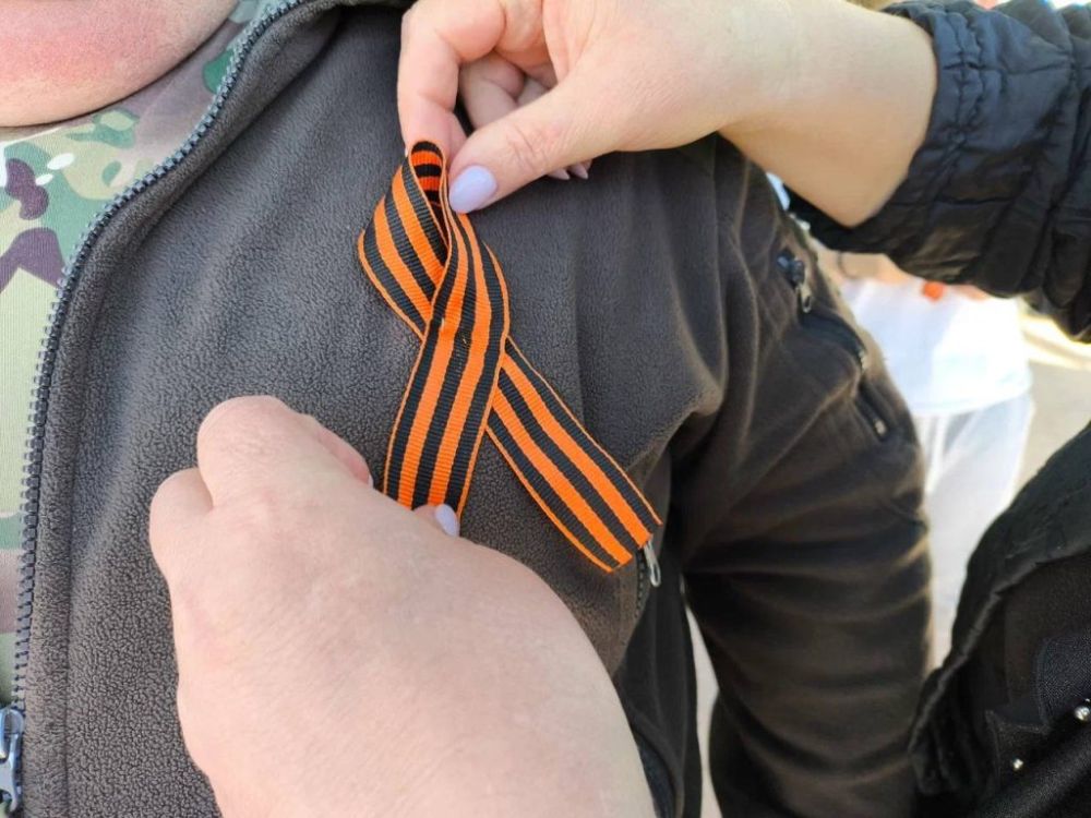 В Алешкинском округе прошла акция «Георгиевская ленточка»