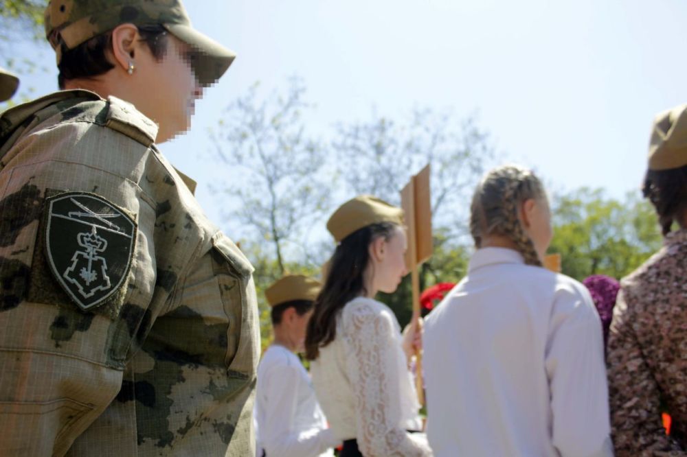 Росгвардейцы поддержали праздничные мероприятия ко Дню Победы в Херсонской области