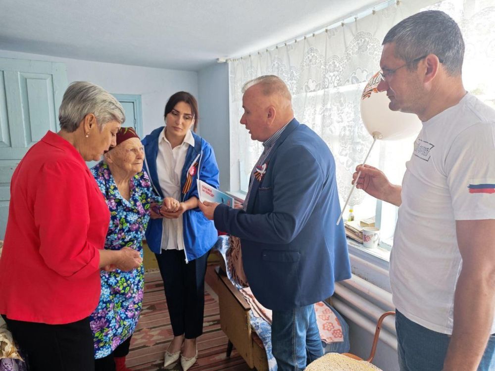 Ветеранам ВОВ из Каланчакского округа передали поздравления от Республики Мордовия