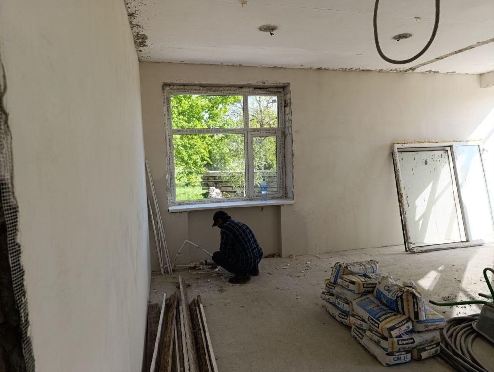 Капремонт детского сада села Тарасовка Скадовского округа выходит на новый этап