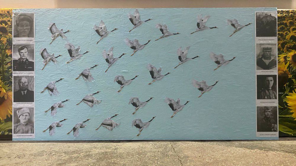 Акция "Журавли Победы" в Новодмитровском доме культуры