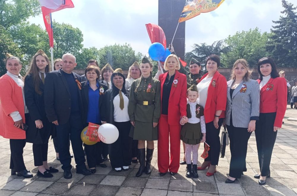 В пгт Чаплинка прошел митинг, посвященный 80-летию со Дня Победы