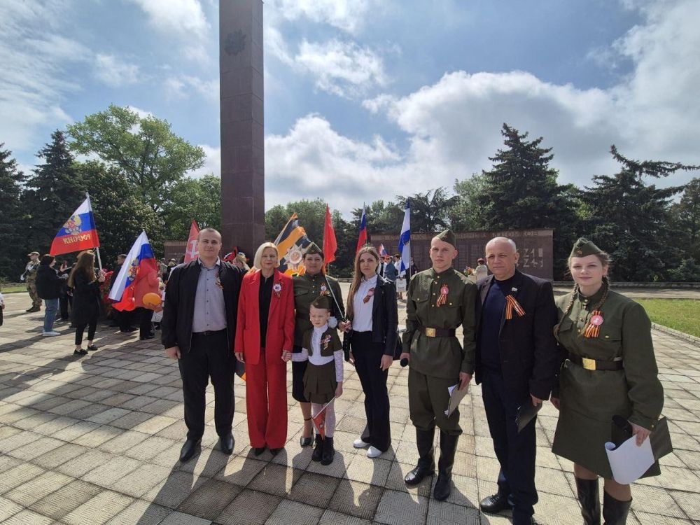 Рязанцы поздравили жителей Чаплынки с Днём Победы