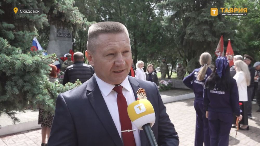 Митинг, посвященный 80-летию Победы в Великой Отечественной войне, состоялся в Скадовске