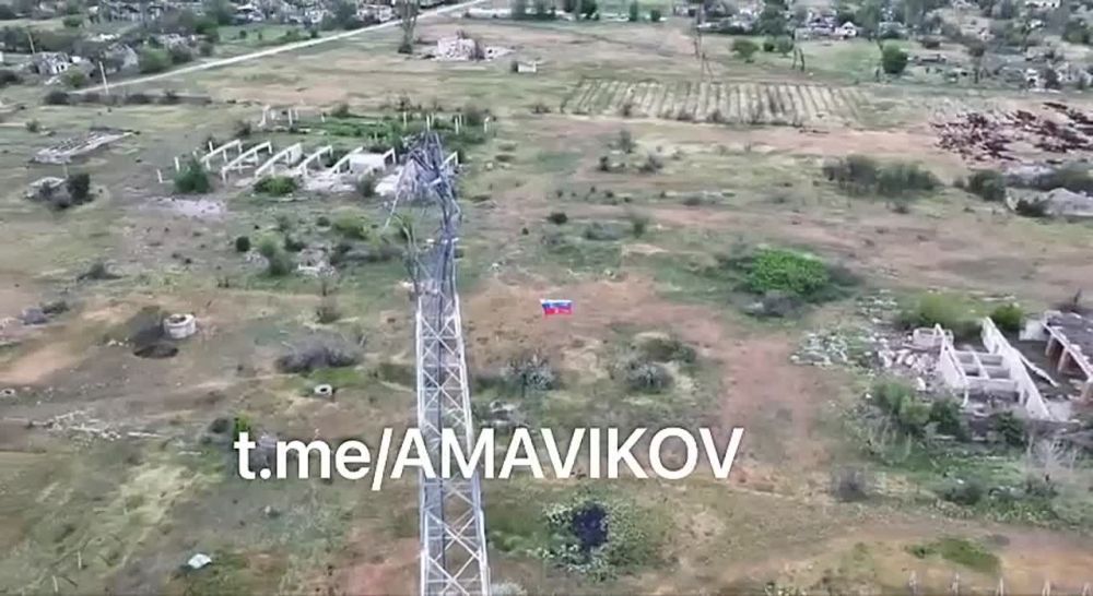 Владимир Сальдо: в Николаевке Бериславского округа установлен государственный флаг России