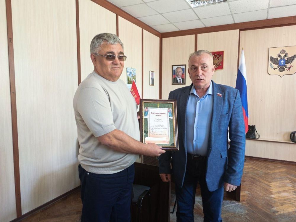 Епископ Скадовский и Алёшкинский поблагодарил представителей Мордовии за оказываемую помощь