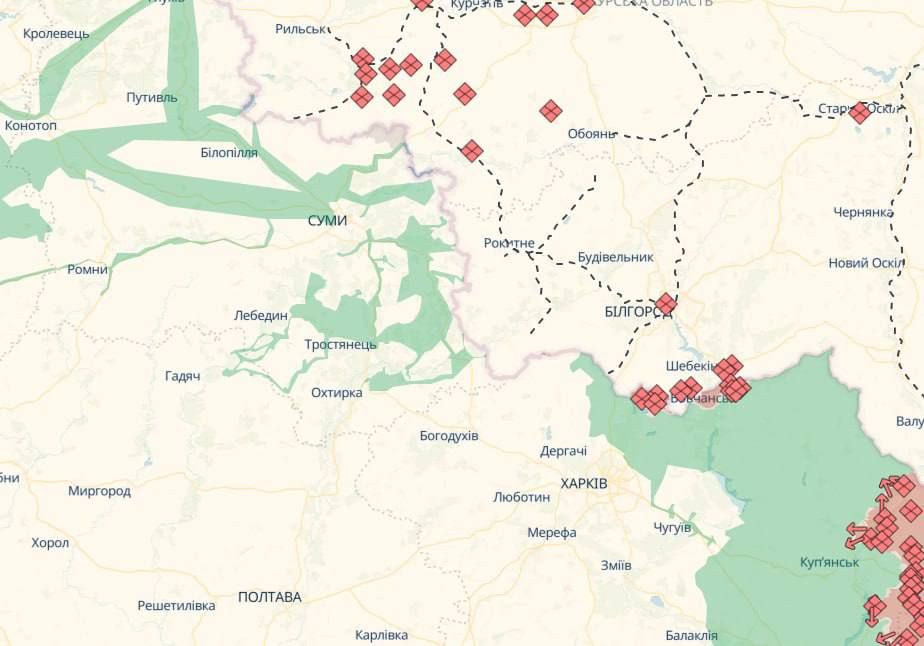 Буферной зоне быть.. ВС РФ хотят создать «буферную зону» глубиной 15–20 км в Сумской и Харьковской областях