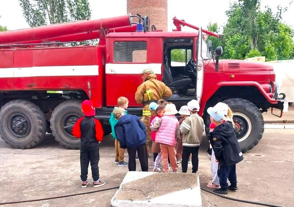 Новоалексеевские дошкольники узнали о правилах пожарной безопасности