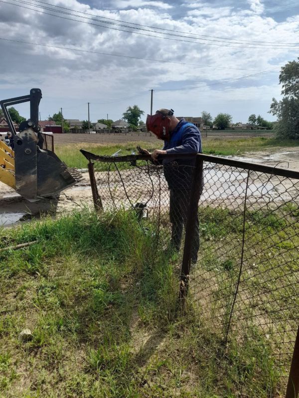 Проведены работы по обслуживанию и ремонту водопроводной инфраструктуры Алешкинского округа