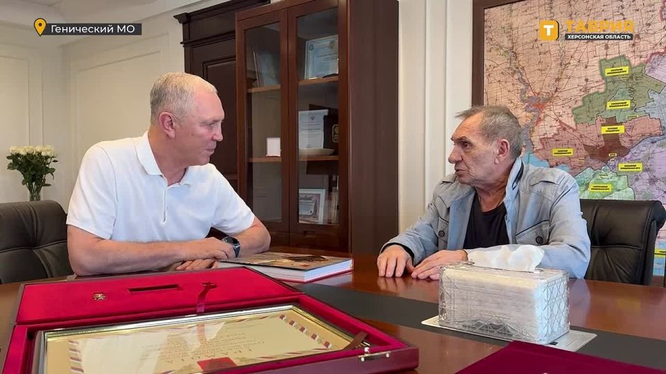 Губернатор Херсонской области встретился с главным врачом Алешковской больницы