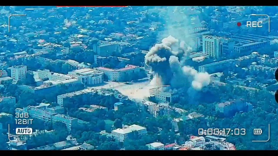 Армен Гаспарян: Видео прилета по гауляйтерству во временно оккупированном Херсоне