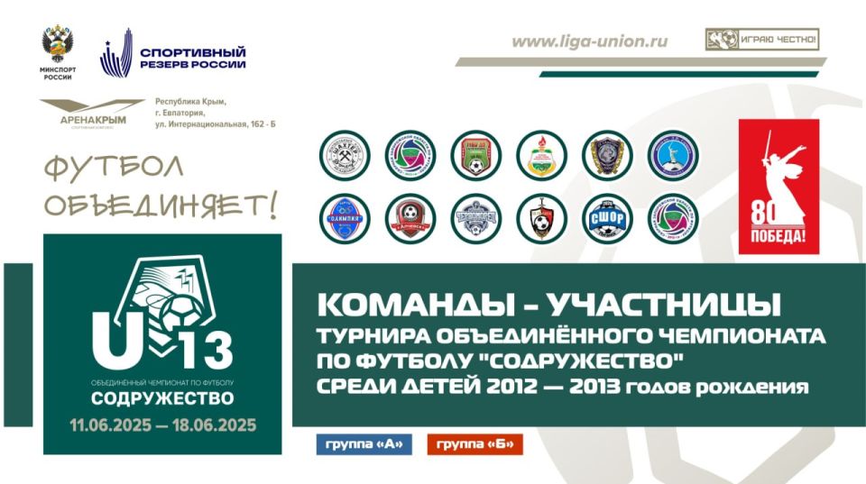 Команды-участницы третьего этапа турнира Объединённого чемпионата по футболу "Содружество" среди юношей 2012-2013 годов рождения U-13 (сезон 2025 года)