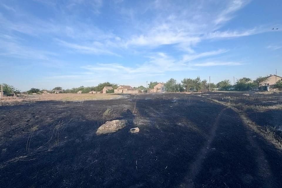 В Херсонской области после обстрела ВСУ в горящем доме зажало женщину