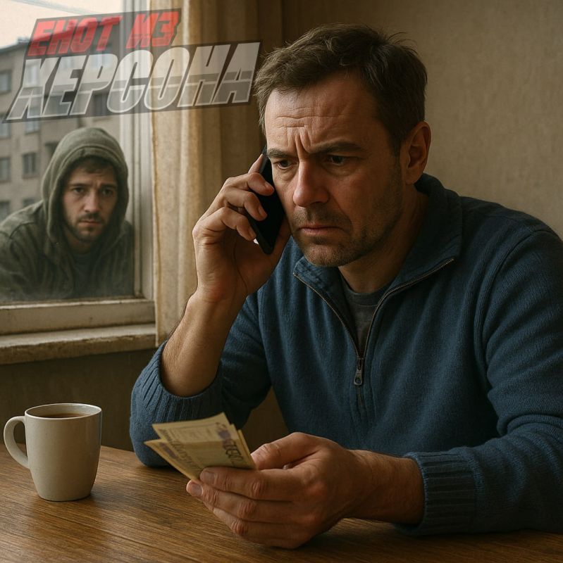 Енот из Херсона: В то утро Сергей засиделся на кухне, допивая утренний кофе, пока Ирина, как всегда, суетилась по дому