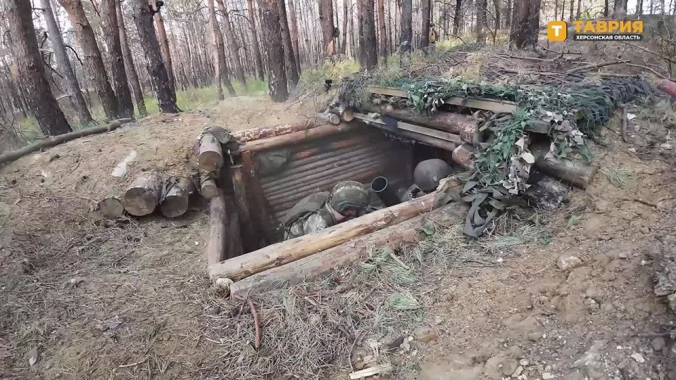 Российские военнослужащие уничтожили командно-наблюдательный пункт ВСУ на Херсонском направлении