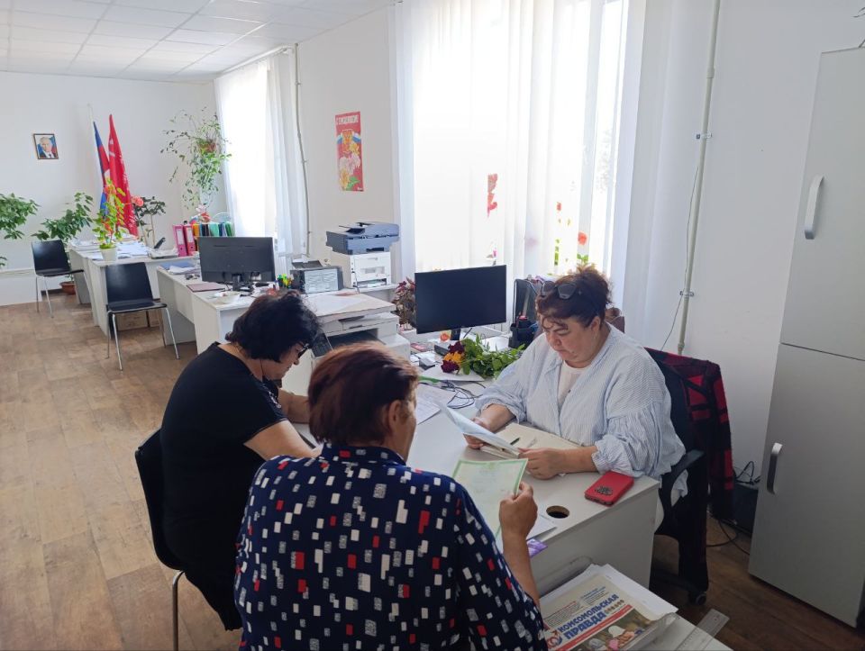 Заместитель главы администрации Татьяна Крамаренко провела прием граждан в Чулаковском сельском поселении