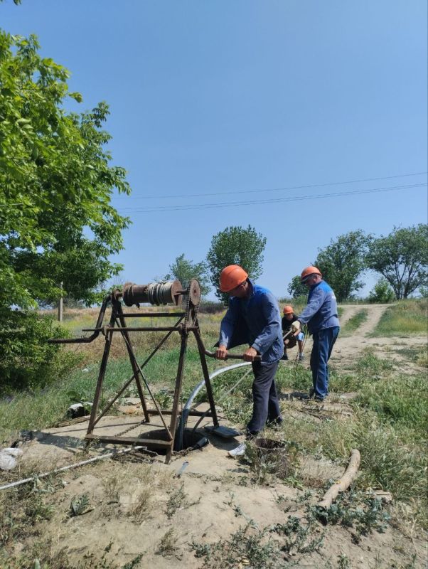 Проведены работы по обслуживанию артезианских скважин Верхнерогачикского округа