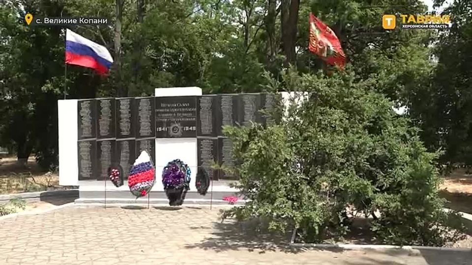 В Великих Копанях Калининградская область обновила Аллею Славы и мемориал в честь героев ВОВ