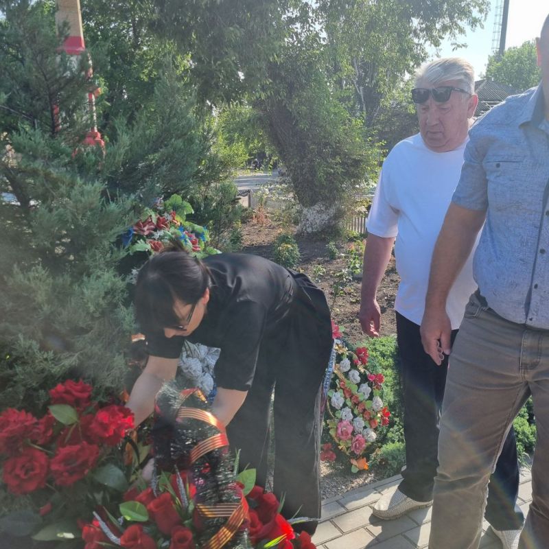 В Рыково почтили память героев, погибших в результате обстрела со стороны ВСУ 18 июня 2023 года