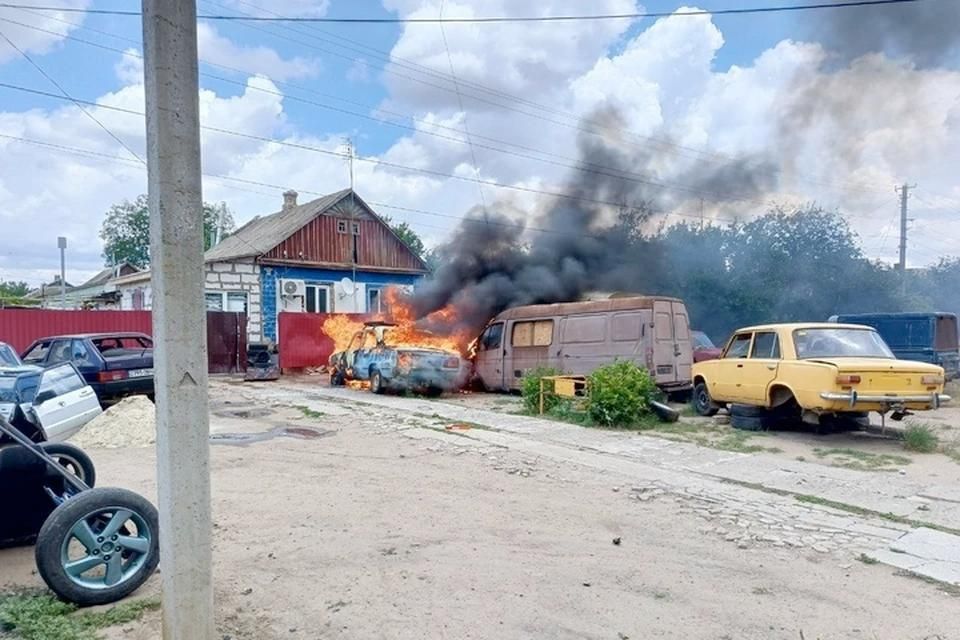Боевики ВСУ обстреляли пожарных, тушивших возгорание в Херсонской области