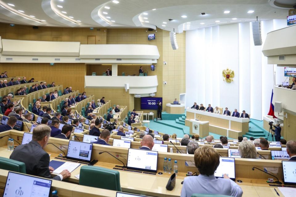 Константин Басюк: 593 Пленарное заседание Совета Федерации