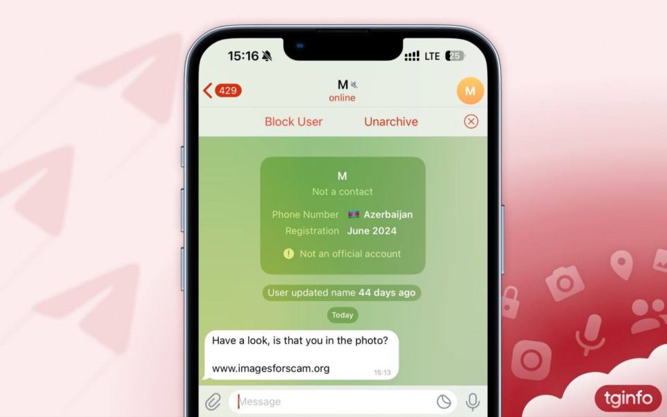 �������� �����: � Telegram ��� iOS � macOS ������ �� ����������� ������ �� �������� � ��� ������������ ��� ������� ����� � �� ���������