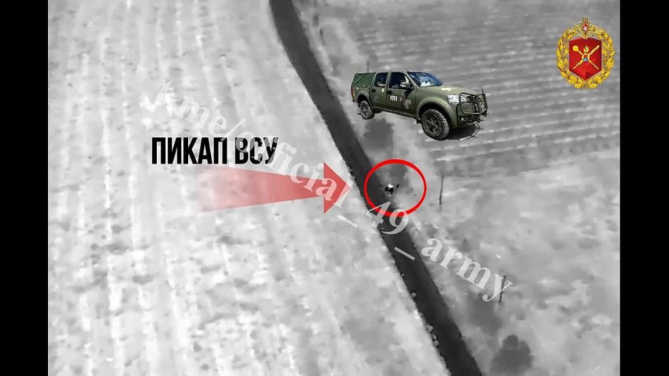 Уничтожения пикапа ВСУ. На Херсонском направлении наши бойцы вновь показали высокий профессионализм и эффективность ведения боя