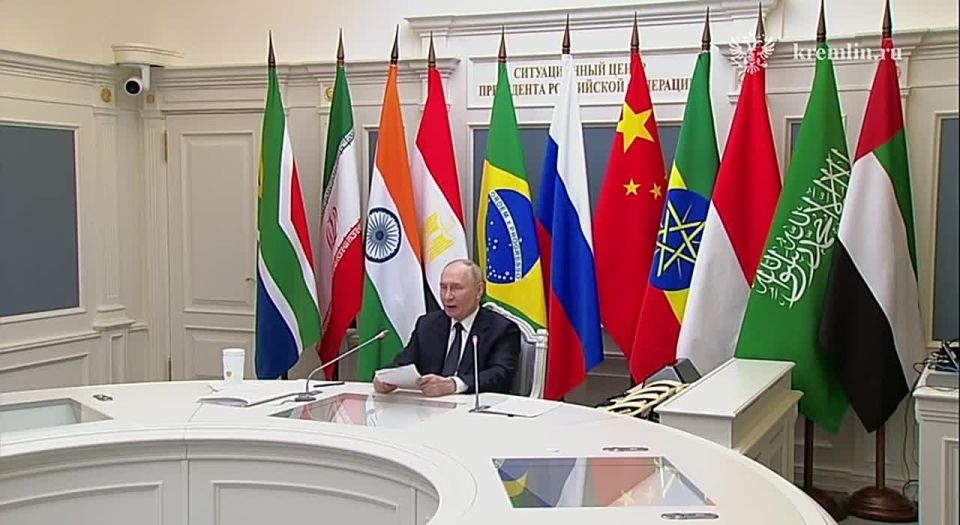 Ключевые тезисы из выступления Владимира Путина на открытии саммита БРИКС