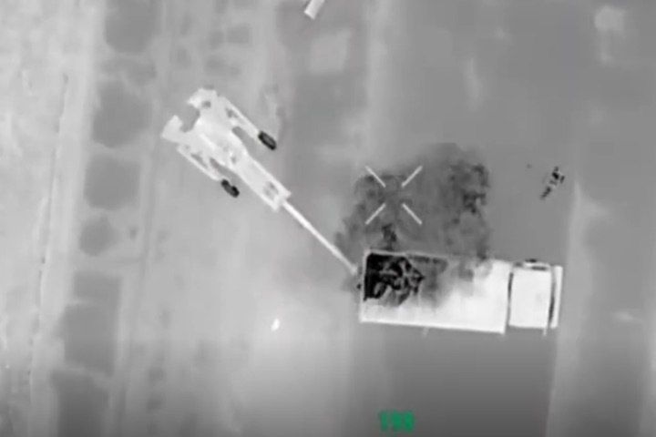 Российские дроны уничтожили гаубицу ВСУ в Херсонской области