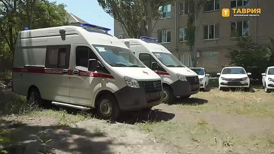 В Херсонскую область поступили бронированные автомобили скорой помощи