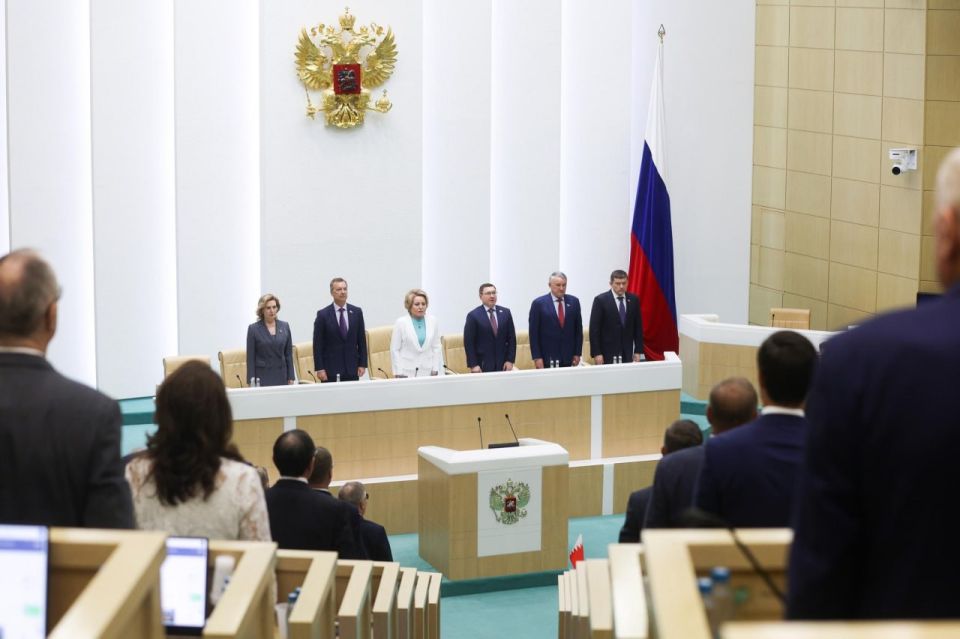 Константин Басюк: 594 Пленарное заседание Совета Федерации