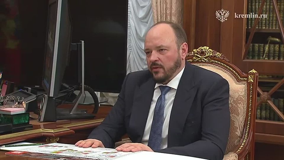 Владимир Путин провёл встречу с президентом Российской ассоциации производителей удобрений Андреем Гурьевым