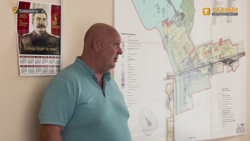 Владимир Сальдо: Остановка в Таврийске. В Таврийске живут около 4000 человек — почти на линии фронта