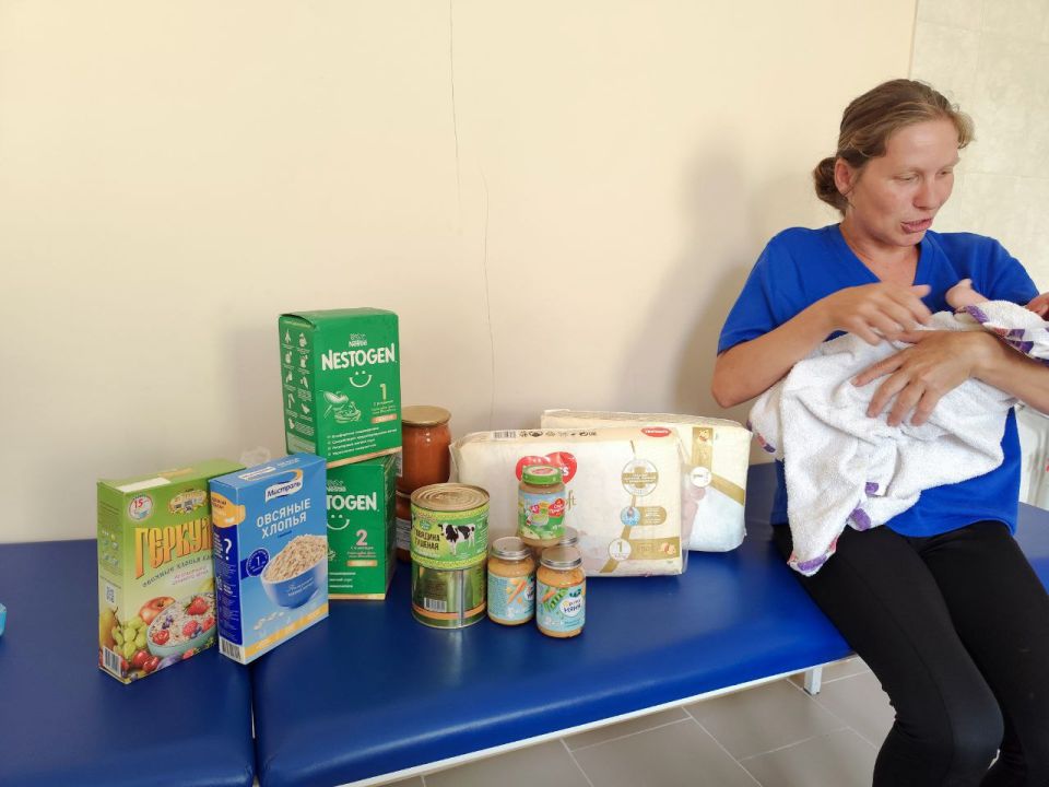 Александр Дудка: Помощь многодетной семье в пгт Лазурное