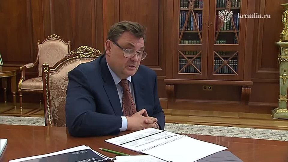 Владимир Путин встретился с Министром юстиции Константином Чуйченко