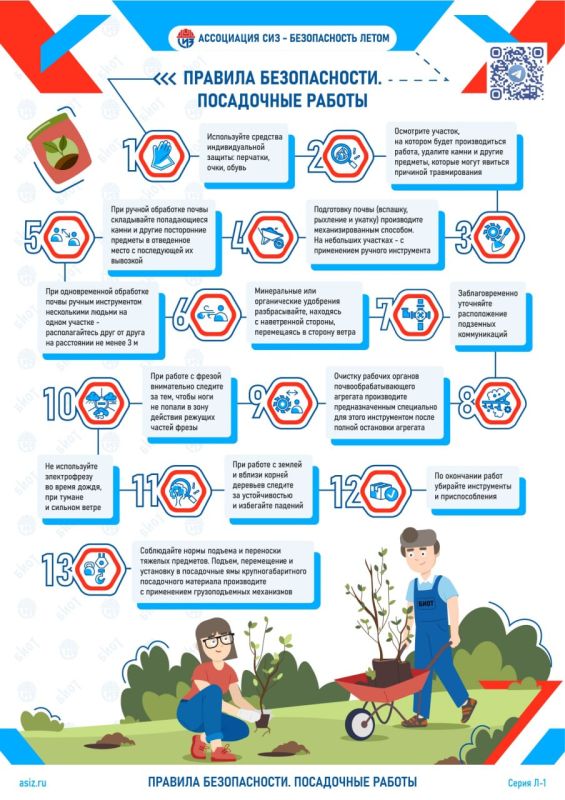 Ассоциация "СИЗ безопасность" – это комплексный подход к обеспечению защиты работников, занятых в сельскохозяйственной отрасли в период летних полевых работ и посадки