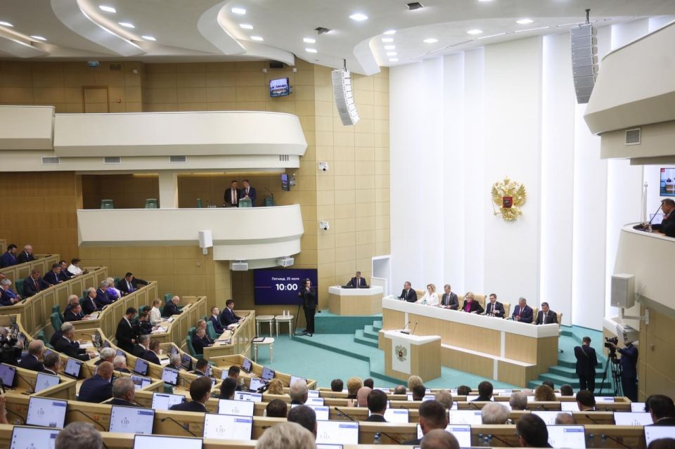 Константин Басюк: 595 Пленарное заседание Совета Федерации